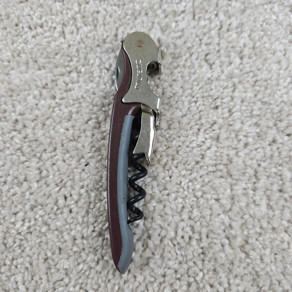 Murano Wine Opener Brown Marqués de‎ Murrieta Double Lever Sommelier Corkscrew